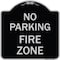 Signmission No Parking Fire Zone Heavy-Gauge Aluminum Architectural Sign, 18" x 18", BS-1818-23616 A-DES-BS-1818-23616 - alternate 1